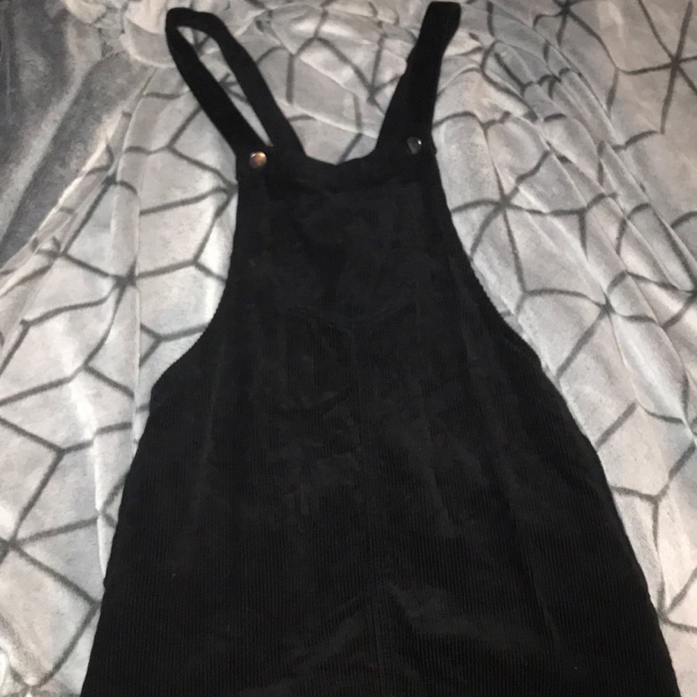 black forever 21 overall dress